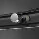 Душевой уголок Am.Pm Like W83G-315-090CG 90х90, тонированное стекло, четверть круга, двери раздвижные