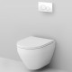 Комплект Am.Pm Spirit V2.0 IS49001.701700 с сиденьем микролифт, цвет белый,  в современном стиле