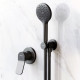 Душевой комплект Am.Pm X-Joy FB85A2H022 С ВНУТРЕННЕЙ ЧАСТЬЮ, для душа, чёрный, цвет черный, шланг пластиковый 175 см