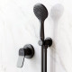 Душевой комплект Am.Pm X-Joy FB85A2H002 С ВНУТРЕННЕЙ ЧАСТЬЮ, для душа, чёрный, цвет черный, шланг пластиковый 175 см