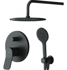 Душевой комплект Am.Pm X-Joy FB85A1RH22 С ВНУТРЕННЕЙ ЧАСТЬЮ, для душа, чёрный, цвет черный, шланг пластиковый 175 см