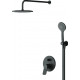 Душевой комплект Am.Pm X-Joy FB85A1RH02 С ВНУТРЕННЕЙ ЧАСТЬЮ, для душа, чёрный, цвет черный, шланг пластиковый 175 см