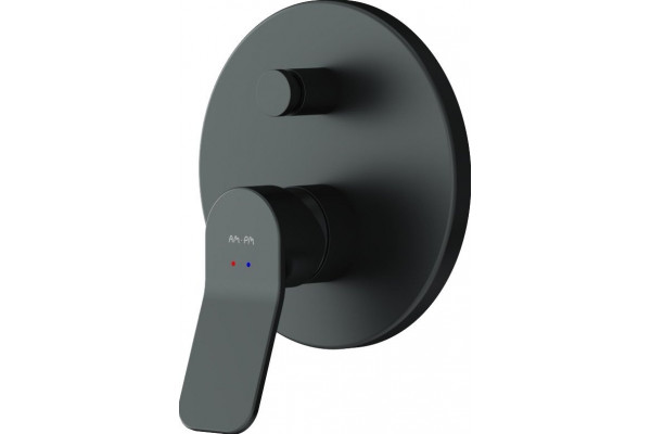 Душевой комплект Am.Pm X-Joy FB85A1RH02 С ВНУТРЕННЕЙ ЧАСТЬЮ, для душа, чёрный, цвет черный, шланг пластиковый 175 см