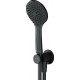 Душевой комплект Am.Pm X-Joy FB85A1RH02 С ВНУТРЕННЕЙ ЧАСТЬЮ, для душа, чёрный, цвет черный, шланг пластиковый 175 см