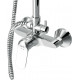 Душевая стойка Am.Pm Sunny F0785C800 хром, штанга 161.6 см, шланг металлический 175 см