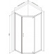 Душевой уголок Am.Pm Gem W90G-405-090MT двери распашные, стекло прозрачное, профиль хром