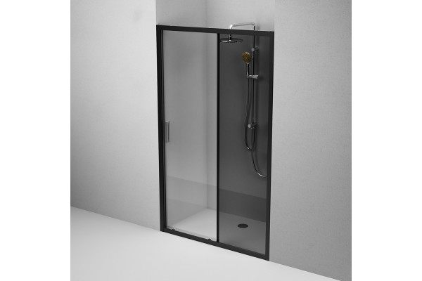 Душевая дверь в нишу Am.Pm Gem Solo W90G-120-1-195BG 120 см раздвижная, стекло прозрачное, тонированное