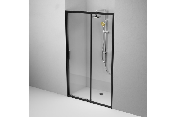 Душевая дверь в нишу Am.Pm Gem Solo W90G-120-1-195BT 120 см раздвижная, стекло прозрачное