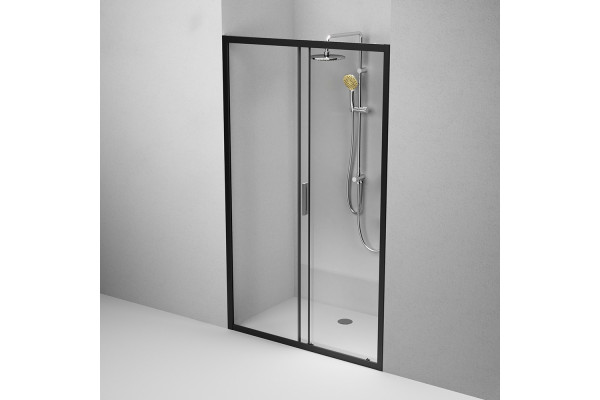 Душевая дверь в нишу Am.Pm Gem Solo W90G-120-1-195BT 120 см раздвижная, стекло прозрачное