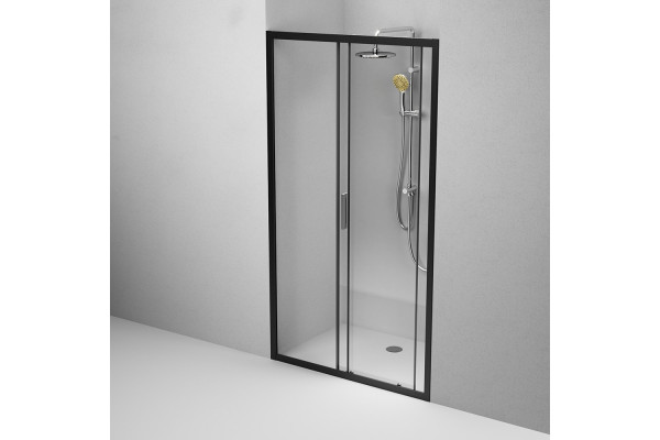 Душевая дверь в нишу Am.Pm Gem Solo W90G-110-1-195BT 110 см раздвижная, стекло прозрачное