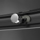 Душевой уголок Am.Pm Like W83G-302U120CG64 120x80 профиль матовый хром, стекло тонированное, прямоугольный-асимметричный, двери раздвижные