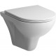 Унитаз подвесной Am.Pm Gem C901700SC безободковый, с микролифтом, белый, 36.5x50 см