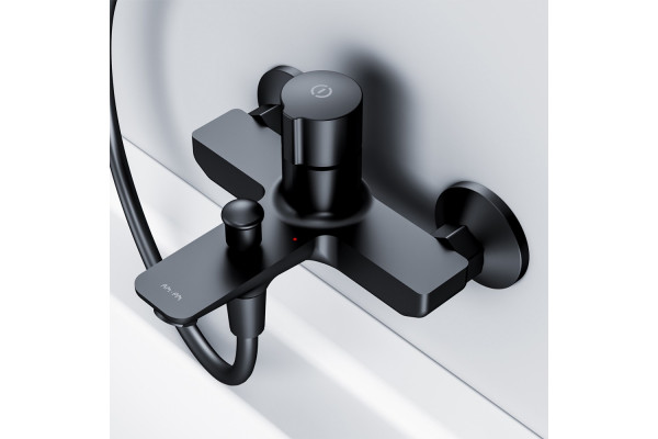 Смеситель для ванны с душем Am.Pm X-Joy TouchReel F85A10522 черный