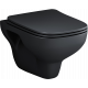 Унитаз подвесной Am.Pm X-Joy S FlashClean C85A1700MBSC с микролифтом, черный, 36x52 см