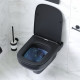 Унитаз подвесной Am.Pm X-Joy S FlashClean C85A1700MBSC с микролифтом, черный, 36x52 см
