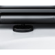 Унитаз подвесной Am.Pm Gem FlashClean C901700SCmb безободковый, с микролифтом, крышка черная, белый, 36.5x50 см