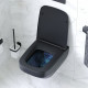 Унитаз подвесной Am.Pm Inspire V2.0 FlashClean C50A1700MBSC безободковый, черный матовый, 39x55 см