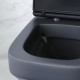 Унитаз подвесной Am.Pm Inspire V2.0 FlashClean C50A1700MBSC безободковый, черный матовый, 39x55 см