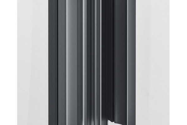 Душевой уголок Am.Pm Gem W90G-401-080BT 80x80, профиль черный, четверть круга, двери раздвижные