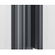Душевой уголок Am.Pm Gem W90G-401-080BT 80x80, профиль черный, четверть круга, двери раздвижные
