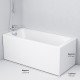 Акриловая ванна Am.Pm Gem W90A-150-070W-A1 150x70 прямоугольная, встраиваемая