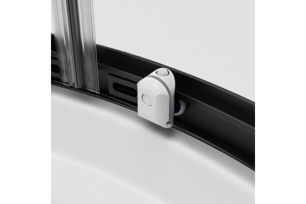 Душевой уголок Am.Pm X-Joy Twin Slide W88E-205-090BT64 90x90, с поддоном, четверть круга, двери раздвижные