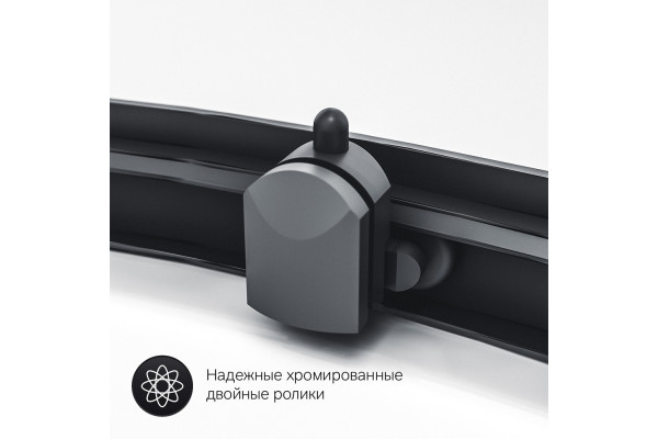 Душевой уголок Am.Pm Gem S W93G-404-100280-BT 100х80 прямоугольный, двери раздвижные