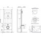 Комплект Am.Pm Spirit IS30251.701700 кнопка смыва хром глянец цвет белый,  в современном стиле