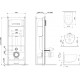Комплект Am.Pm Awe IS30201.111700 кнопка смыва белый глянец в современном стиле