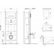 Комплект Am.Pm Like IS30201.801701 кнопка белый глянец в современном стиле