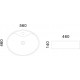 Раковина Am.Pm Universal 55 см овальная цвет белый