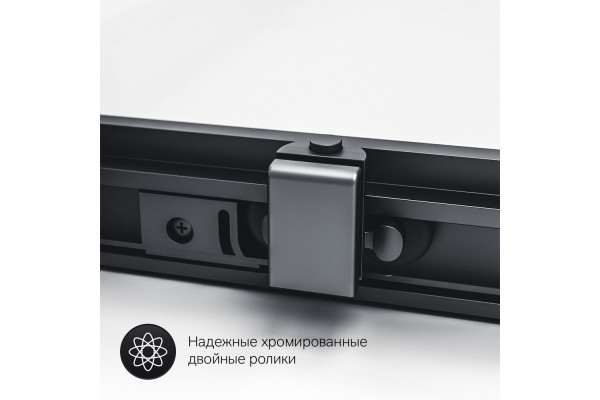 Душевой уголок Am.Pm Gem S W93G-404-120280-BT 120х80 прямоугольный, двери раздвижные