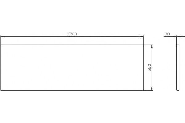 Экран Am.Pm X-Joy W94A-170-075W-P 170