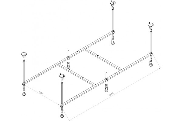 Каркас для ванны Am.Pm X-Joy 160х70