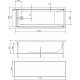 Экран Am.Pm Gem W90A-170-070W-P1 170x70