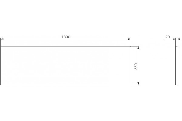 Экран Am.Pm X-Joy W94A-180-080W-P 180