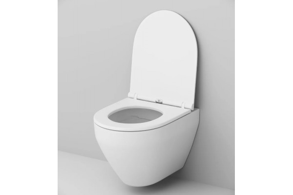 Унитаз подвесной Am.Pm Spirit FlashClean белый, овальный, 36.5x49 см