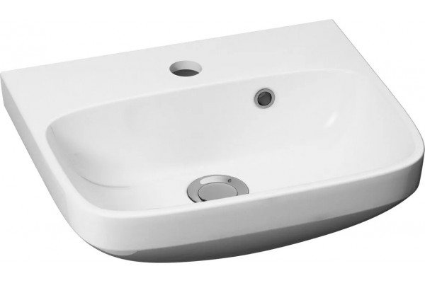 Рукомойник Am.Pm Inspire C504811WH цвет белый, полукруглая, с переливом