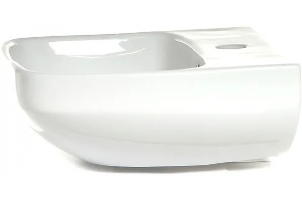 Рукомойник Am.Pm Inspire C504811WH цвет белый, полукруглая, с переливом