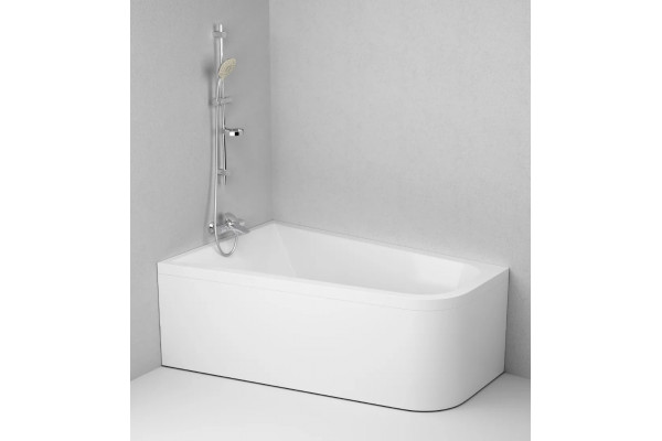Акриловая ванна Am.Pm Spirit 160x100 L пристенная, асимметричная, объем 185 л.