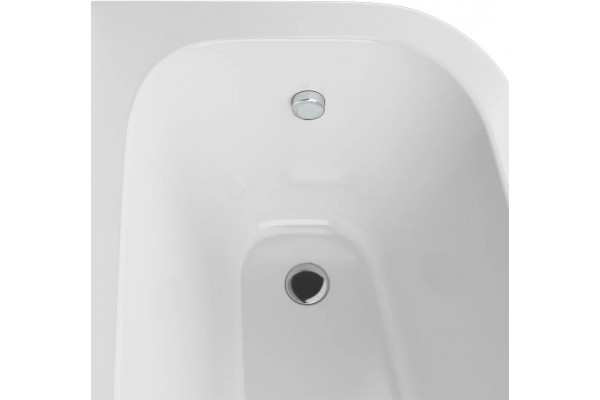 Акриловая ванна Am.Pm Spirit 160x100 L пристенная, асимметричная, объем 185 л.