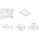 Мебельная раковина Am.Pm Spirit V2.0 80 цвет белый, на тумбу, прямоугольная