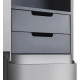 Шкаф-пенал Am.Pm Sensation 40 L, серый шелк, подвесной, левый