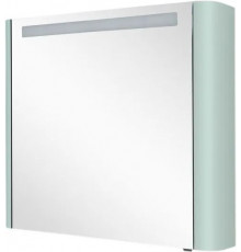 Зеркало-шкаф Am.Pm Sensation 80 L, мятный, левое, с подсветкой