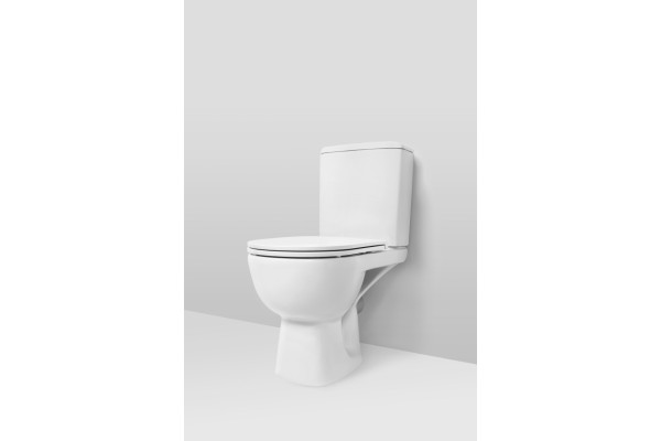 Унитаз-компакт Am.Pm Gem C908607SC с микролифтом, белый, овальный, 36x62 см