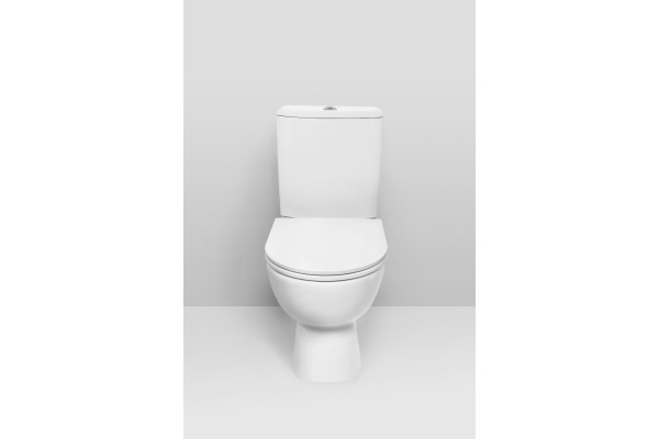Унитаз-компакт Am.Pm Gem C908607SC с микролифтом, белый, овальный, 36x62 см