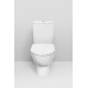 Унитаз-компакт Am.Pm Gem C908607SC с микролифтом, белый, овальный, 36x62 см