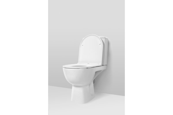 Унитаз-компакт Am.Pm Gem C908607SC с микролифтом, белый, овальный, 36x62 см