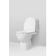Унитаз-компакт Am.Pm Gem C908607SC с микролифтом, белый, овальный, 36x62 см
