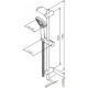 Душевой гарнитур Am.Pm Gem F0190000 хром, штанга 70 см, шланг 175 см